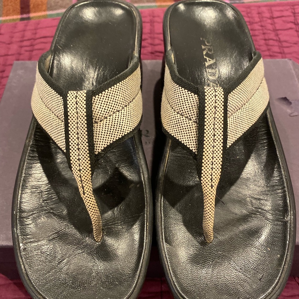 Vintage Prada Sandals  9 1/2
